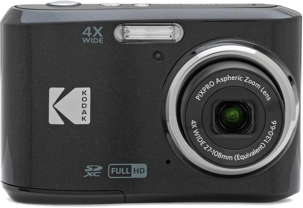 بسته دوربین دیجیتال KODAK Pixpro FZ45، شامل: کارت حافظه SanDisk 64GB SDXC، باتری های اضافی و کارت خوان (4 قطعه) (مشکی) بسته دوربین دیجیتال KODAK Pixpro FZ45، شامل: کارت حافظه SanDisk 64GB SDXC، باتری های اضافی و کارت خوان (4 قطعه) (مشکی)