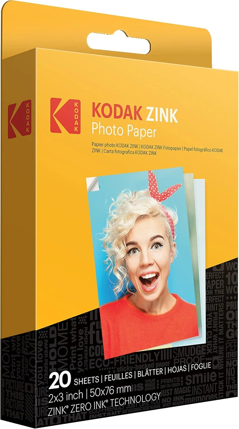 دوربین چاپ فوری Kodak Printomatic (آبی) بسته پایه + کاغذ Zink (20 برگ) + کیف لوکس دوربین چاپ فوری Kodak Printomatic (آبی) بسته پایه + کاغذ Zink (20 برگ) + کیف لوکس