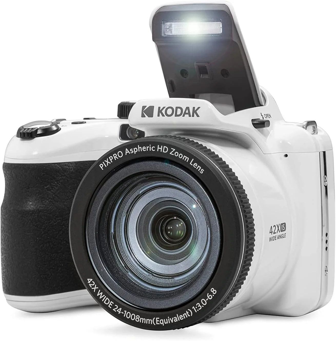 دوربین دیجیتال 20 مگاپیکسلی Kodak PIXPRO AZ425 Astro Zoom با زوم اپتیکال 42 برابر (سفید) به همراه کارت SD 32 گیگابایتی Kodak (2 قلم) دوربین دیجیتال 20 مگاپیکسلی Kodak PIXPRO AZ425 Astro Zoom با زوم اپتیکال 42 برابر (سفید) به همراه کارت SD 32 گیگابایتی Kodak (2 قلم)