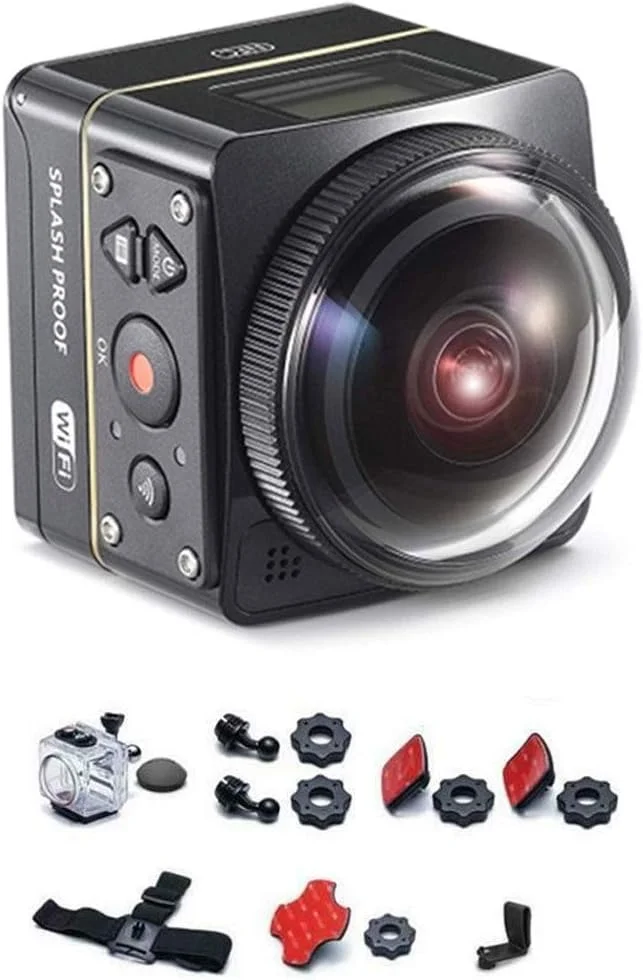 دوربین اکشن کوداک Pixpro SP360 4K Aqua با بسته ورزشی آبی - مشکی
