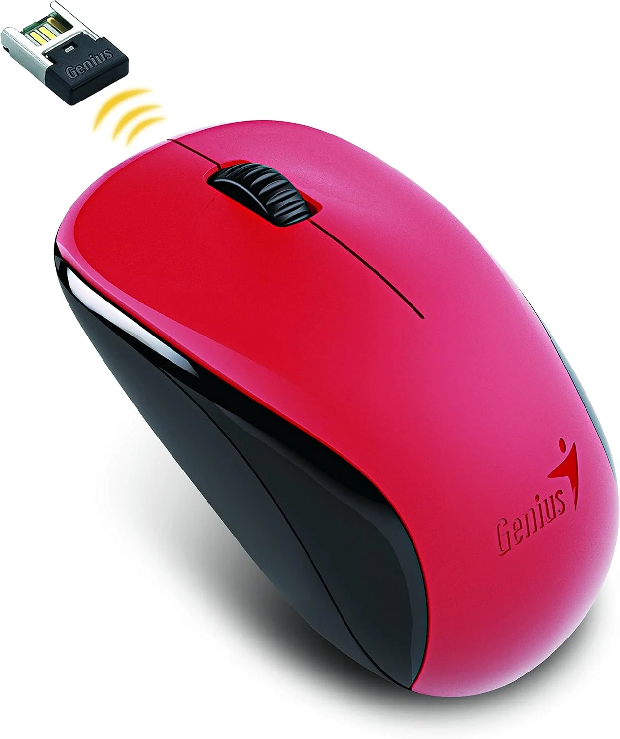 موس بی سیم اپتیکال Genius BlueEye با دقت 1200dpi - قرمز