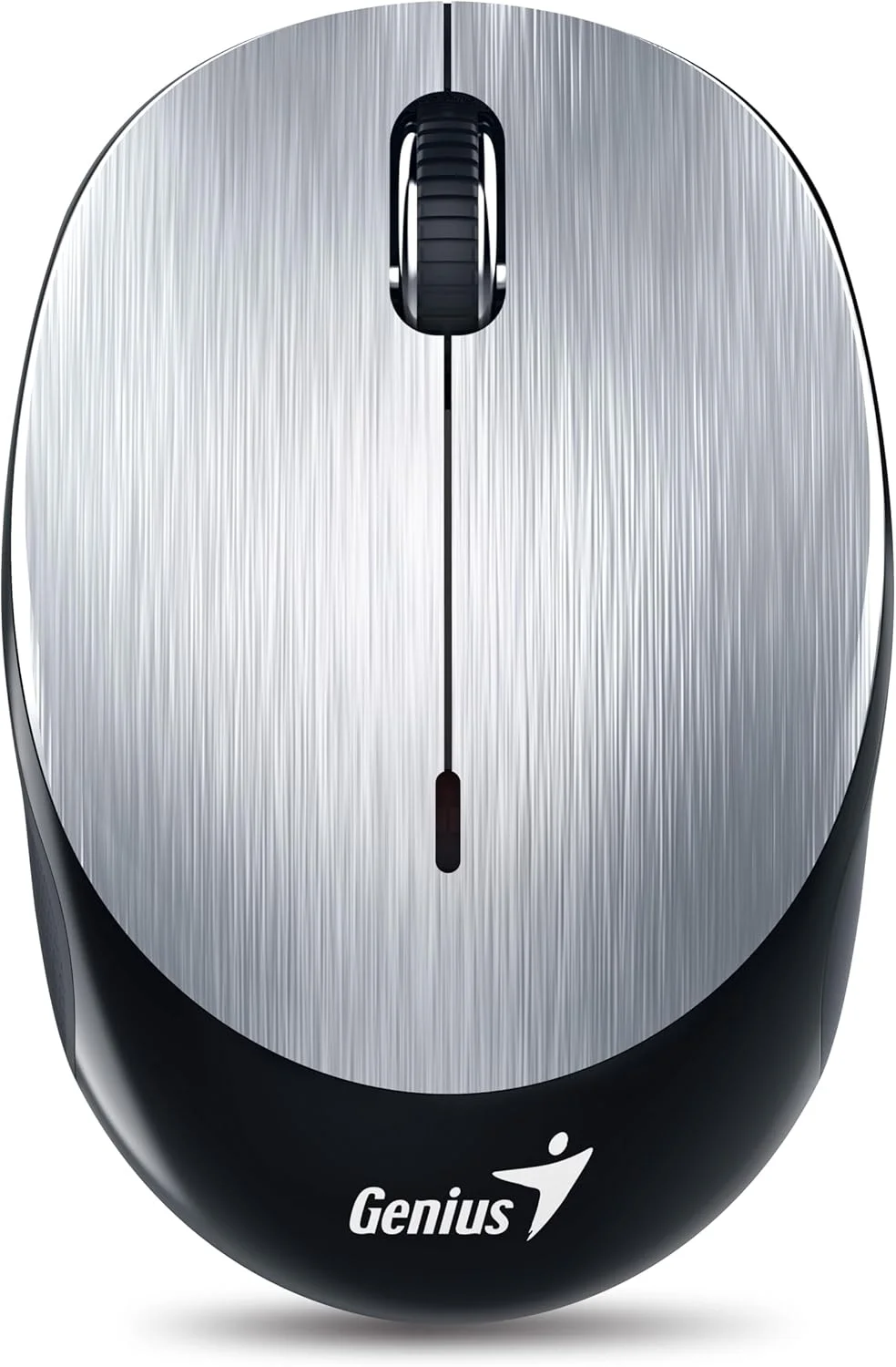 موس بلوتوثی مینی Genius NX-9000BT، 1200 DPI، قابل شارژ، فناوری BlueEye، نقره ای