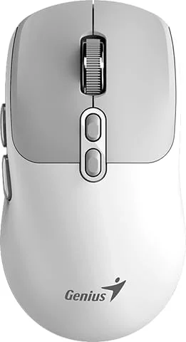 موس بی سیم بلوتوثی Genius NX-8000S BT با قابلیت Copilot (سفید خاکستری)