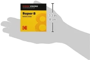 فیلم نگاتیو سوپر 8 میلیمتری Vision3 500T 7219 کداک، رنگی، 15.2 متر