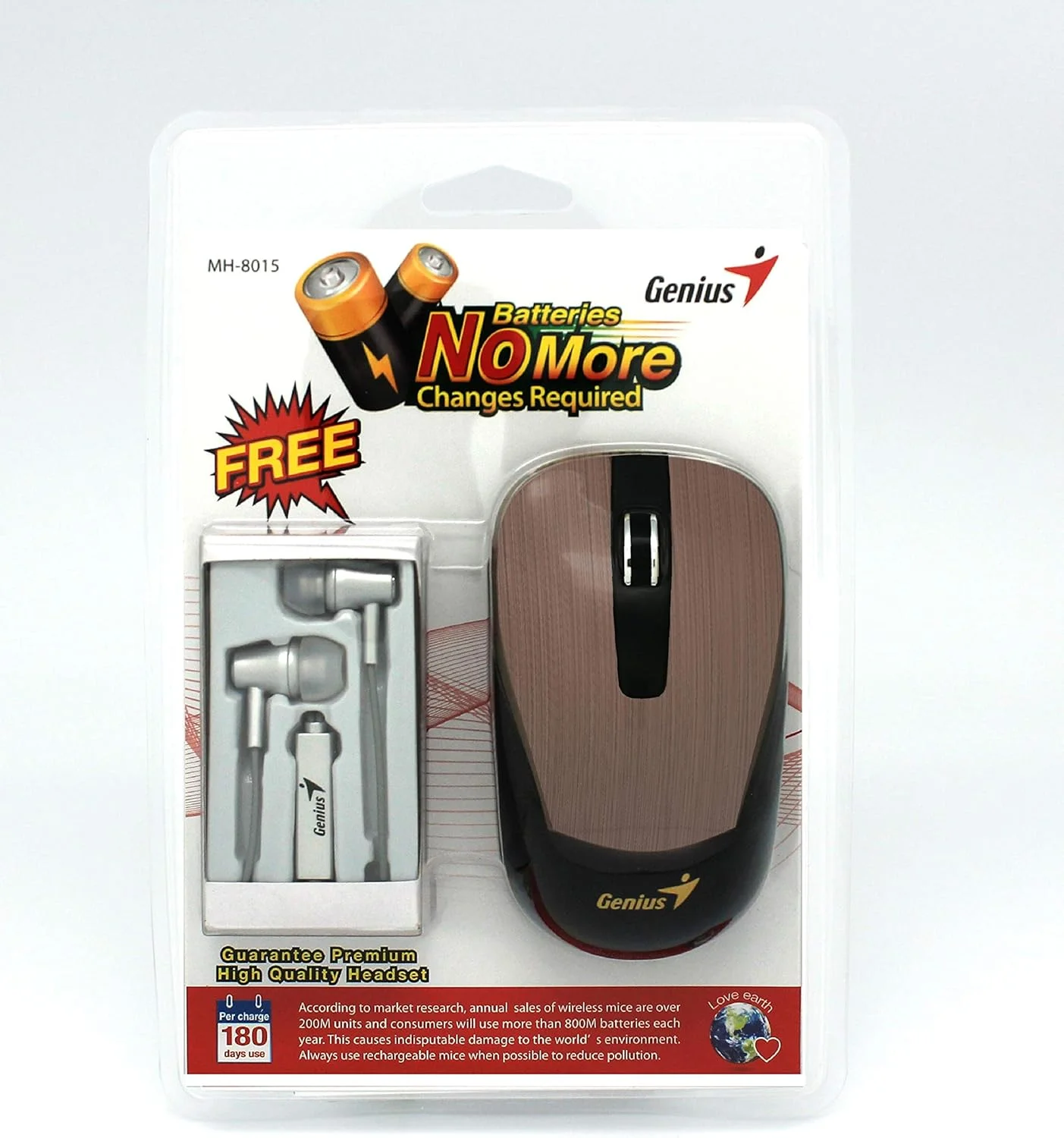 موس بی سیم Genius برای کامپیوتر و لپ تاپ - 31280002403