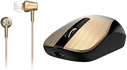 مجموعه ماوس Genius با هدست Mh-8015 Smart Eco Hairline Metallic قابل شارژ با برنامه هوشمند Genius، طلایی مجموعه ماوس Genius با هدست Mh-8015 Smart Eco Hairline Metallic قابل شارژ با برنامه هوشمند Genius، طلایی