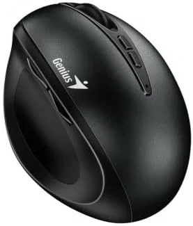 موس ارگونومیک عمودی بی سیم و بی صدای جنیوس مدل ERGO 8300S - مشکی