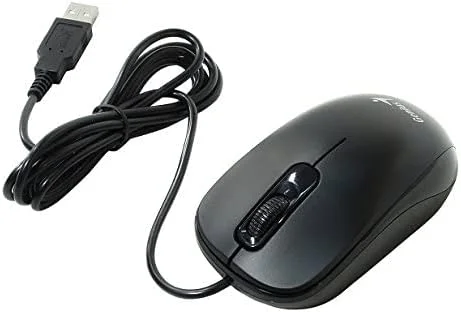 موس اپتیکال سیم دار Genius، مشکی (DX-110Black) موس اپتیکال سیم دار Genius، مشکی (DX-110Black)