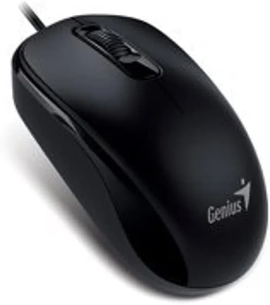 موس اپتیکال سیم دار Genius، مشکی (DX-110Black) موس اپتیکال سیم دار Genius، مشکی (DX-110Black)