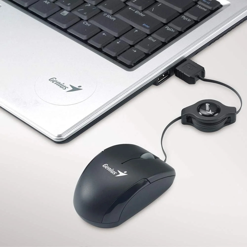 موس میکرو تراولر Genius 31010100101 - مشکی موس میکرو تراولر Genius 31010100101 - مشکی
