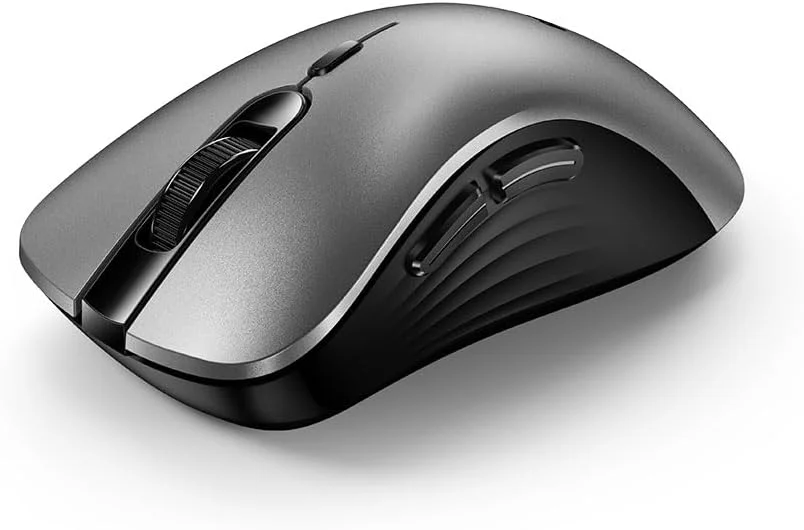 موس GENIUS: موس بی سیم ارگونومیک و بی صدای ERGO 8100S AI - نقره ای