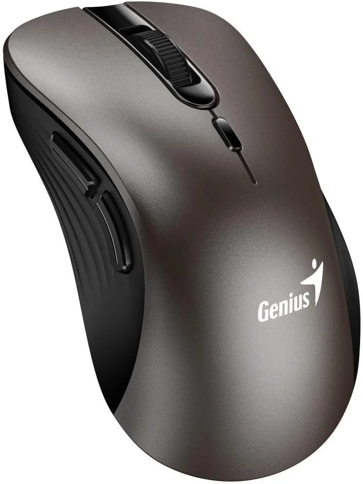 موس جنیوس مدل ERGO 8100S رنگ شامپاین تیتانیوم