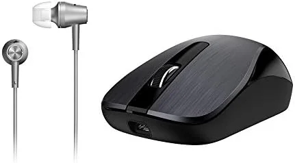 مجموعه ماوس و هدست Genius مدل MH-8015، هوشمند، اکو، بافت فلزی مویی، قابل شارژ، دارای اپلیکیشن هوشمند Genius، خاکستری آهنی