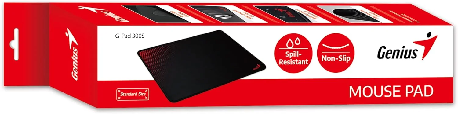 پد ماوس گیمینگ USB Genius G-Pad 300S، مشکی پد ماوس گیمینگ USB Genius G-Pad 300S، مشکی