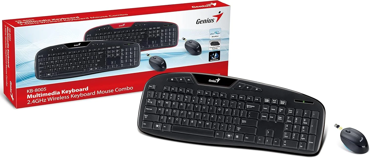 کیبورد جنیوس مدل Kb-8005 Twintouch (مشکی) کیبورد جنیوس مدل Kb-8005 Twintouch (مشکی)