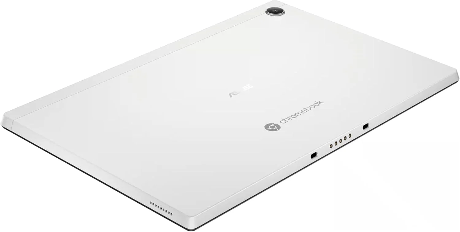 لپ تاپ جداشدنی ASUS Chromebook CM3001 با صفحه نمایش 10.5 اینچی، پردازنده MediaTek Kompanio 520، رم 4 گیگابایتی، حافظه 64 گیگابایتی EMMC، گرافیک یکپارچه MediaTek، سیستم عامل Chrome، نقره ای مه آلود انگلیسی لپ تاپ جداشدنی ASUS Chromebook CM3001 با صفحه نمایش 10.5 اینچی، پردازنده MediaTek Kompanio 520، رم 4 گیگابایتی، حافظه 64 گیگابایتی EMMC، گرافیک یکپارچه MediaTek، سیستم عامل Chrome، نقره ای مه آلود انگلیسی