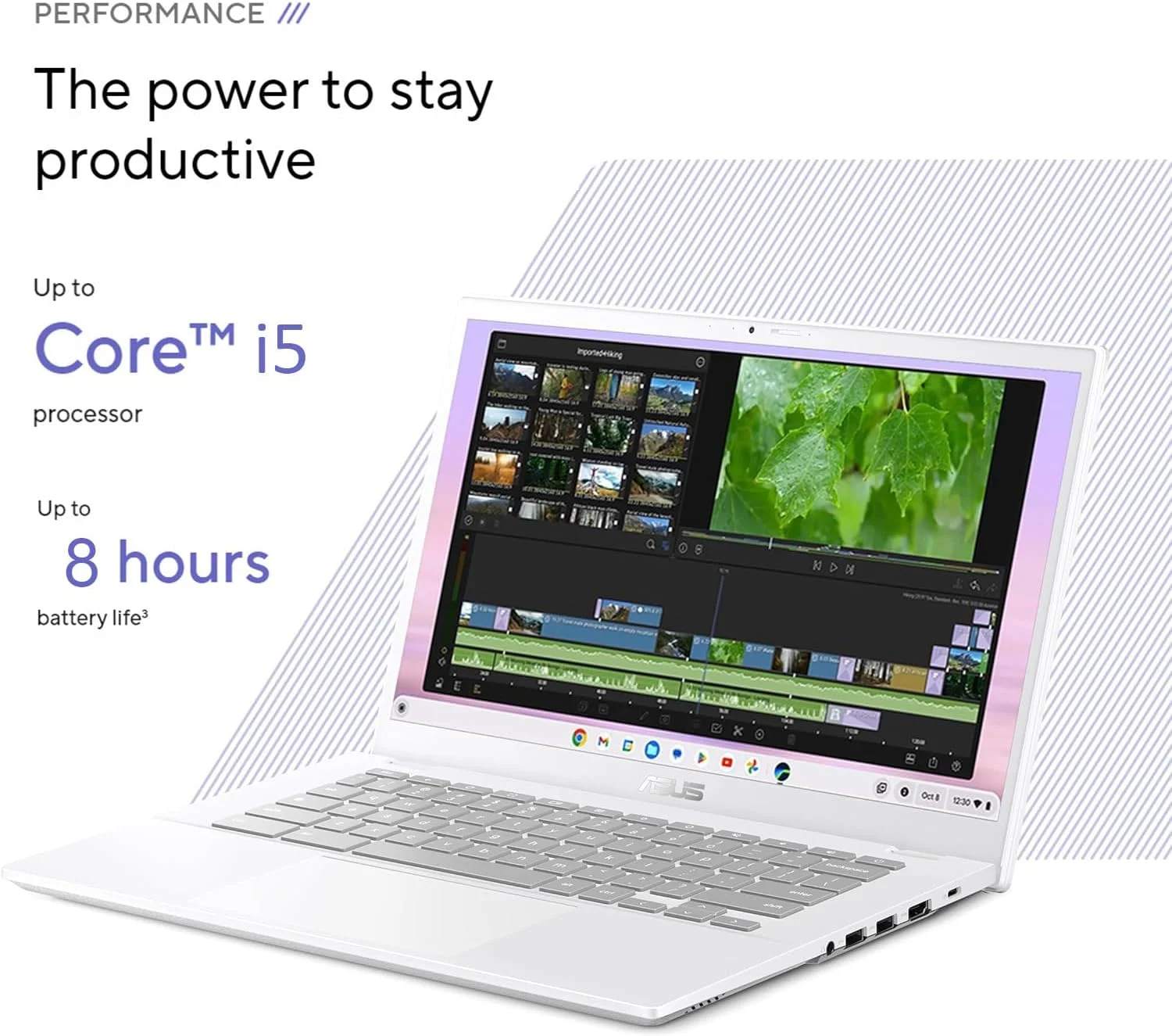 لپ تاپ ASUS Chromebook Plus CX34 (صفحه نمایش لمسی 14 اینچی FHD، پردازنده Intel 10 هسته ای i5-1335U، رم 8 گیگابایتی، حافظه 256 گیگابایتی (128 گیگابایت UFS + کارت SD 128 گیگابایتی IST)، وب کم FHD، Wi-Fi 6E، کارت خوان SD، سیستم عامل Chrome، همراه با هوش مصنوعی گوگل) لپ تاپ ASUS Chromebook Plus CX34 (صفحه نمایش لمسی 14 اینچی FHD، پردازنده Intel 10 هسته ای i5-1335U، رم 8 گیگابایتی، حافظه 256 گیگابایتی (128 گیگابایت UFS + کارت SD 128 گیگابایتی IST)، وب کم FHD، Wi-Fi 6E، کارت خوان SD، سیستم عامل Chrome، همراه با هوش مصنوعی گوگل)