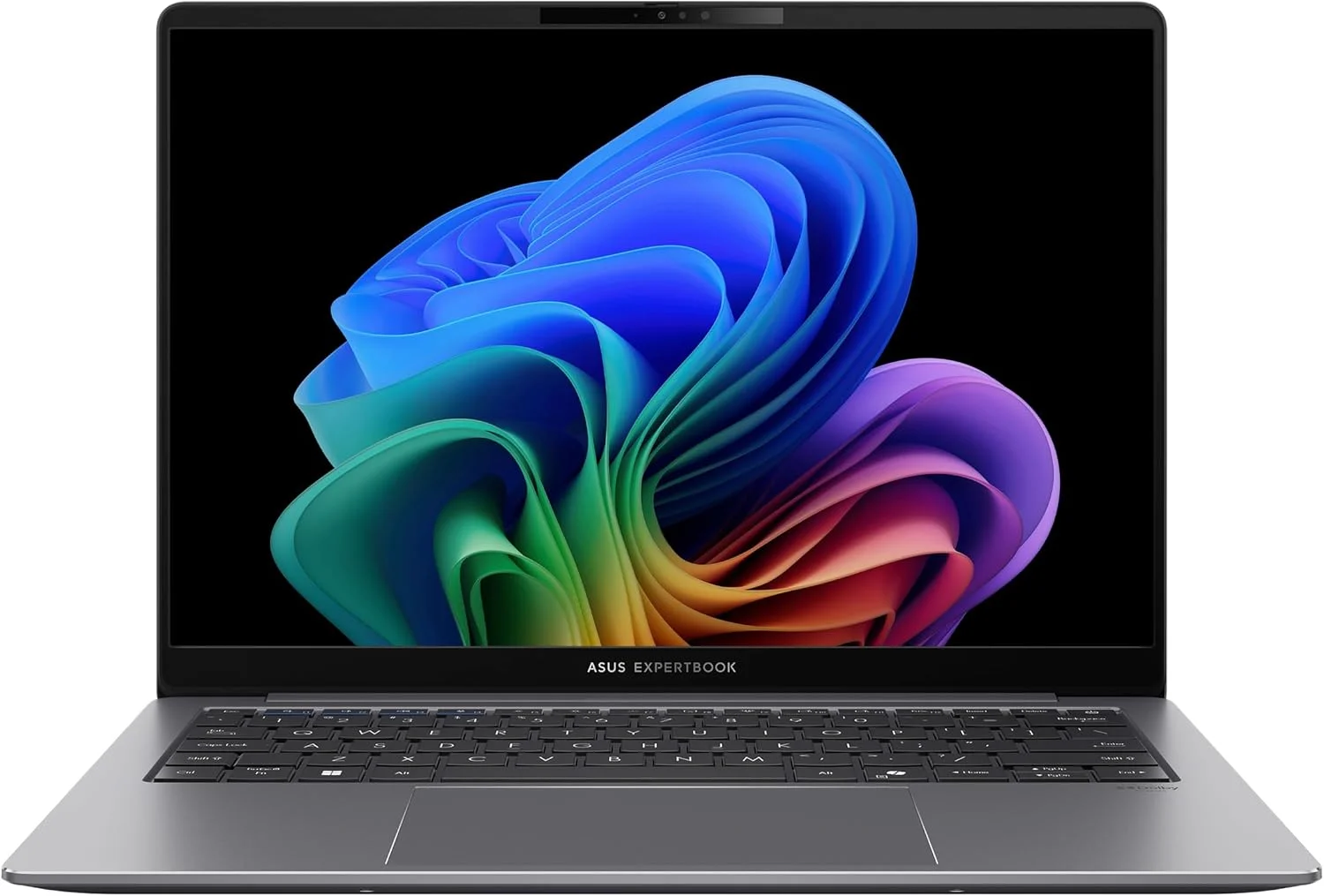 لپ تاپ هوش مصنوعی ASUS ExpertBook P5 Copilot+ PC، پردازنده Intel® Core™ Ultra 5 226V، رم 16 گیگابایتی، SSD 512 گیگابایتی، WiFi 6E، Windows 11 Pro، خاکستری مه آلود، P5405CSA-XH54