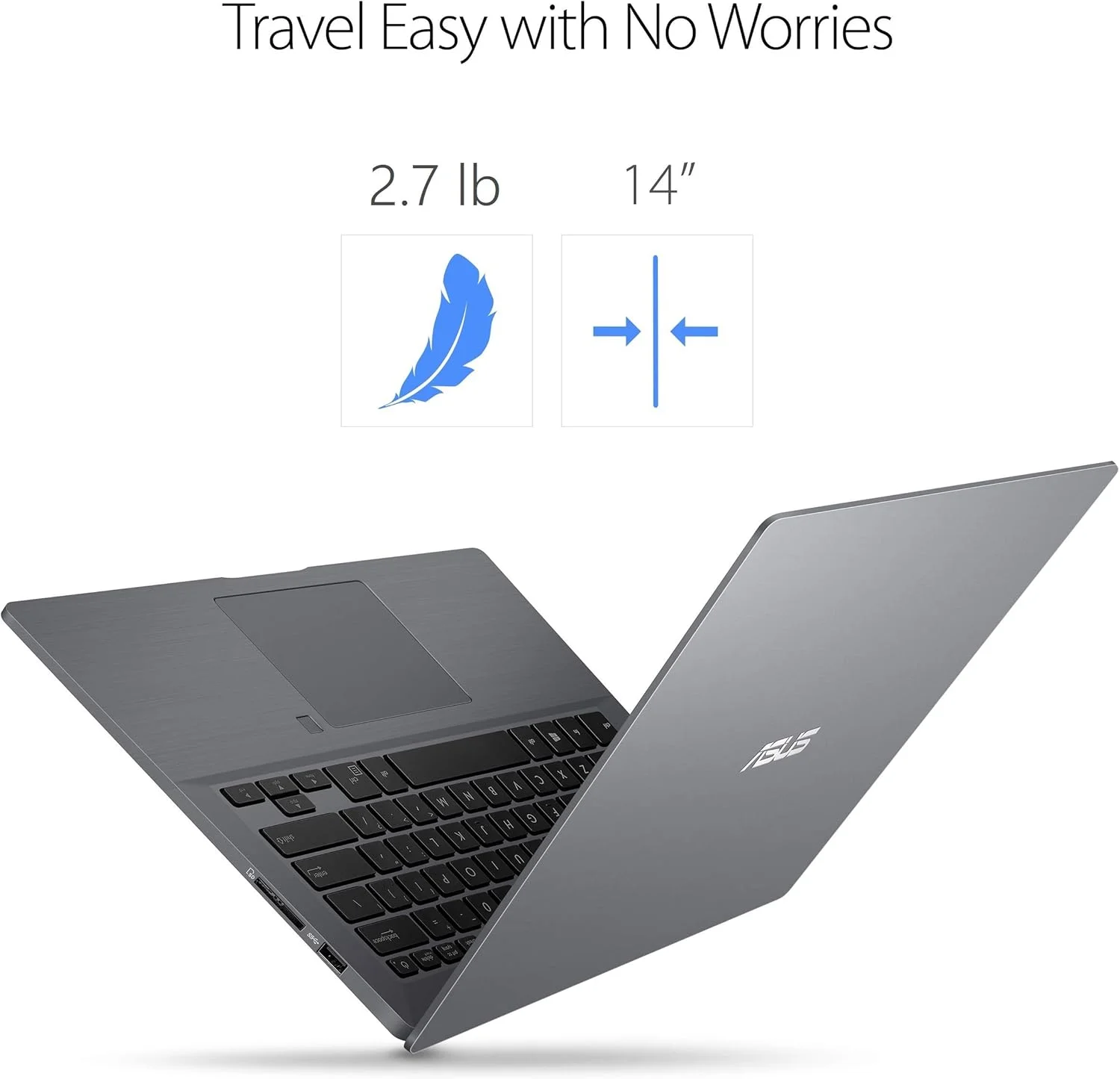 لپ تاپ تجاری فوق سبک ASUS ExpertBook P5440، صفحه نمایش 14 اینچی FHD، پردازنده Intel Core i5-8265U، حافظه SSD PCIe NVMe 256 گیگابایتی، رم 8 گیگابایتی DDR4، ویندوز 10 پرو، حسگر اثر انگشت، TPM، خاکستری لپ تاپ تجاری فوق سبک ASUS ExpertBook P5440، صفحه نمایش 14 اینچی FHD، پردازنده Intel Core i5-8265U، حافظه SSD PCIe NVMe 256 گیگابایتی، رم 8 گیگابایتی DDR4، ویندوز 10 پرو، حسگر اثر انگشت، TPM، خاکستری