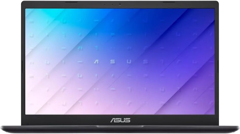 لپ تاپ 14 اینچی ASUS FHD، پردازنده Intel Celeron N4500، حافظه 4 گیگابایتی، 64 گیگابایت eMMC، گرافیک Intel Iris Xe، کارت خوان رسانه، آبی آرام، E410KA-CL464