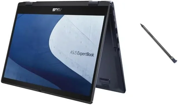 ایسوس ExpertBook B3402 Flip، صفحه نمایش لمسی 14 اینچی FHD، پردازنده Intel Core i5-1235U، رم 8 گیگابایتی، حافظه SSD 512 گیگابایتی، گرافیک Intel UHD، ویندوز 11، حسگر اثر انگشت، نامپد، قلم استایلوس، کیبورد انگلیسی/عربی، مشکی ستارهای ایسوس ExpertBook B3402 Flip، صفحه نمایش لمسی 14 اینچی FHD، پردازنده Intel Core i5-1235U، رم 8 گیگابایتی، حافظه SSD 512 گیگابایتی، گرافیک Intel UHD، ویندوز 11، حسگر اثر انگشت، نامپد، قلم استایلوس، کیبورد انگلیسی/عربی، مشکی ستارهای