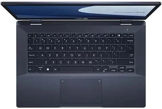 ایسوس ExpertBook B3402 Flip، صفحه نمایش لمسی 14 اینچی FHD، پردازنده Intel Core i5-1235U، رم 8 گیگابایتی، حافظه SSD 512 گیگابایتی، گرافیک Intel UHD، ویندوز 11، حسگر اثر انگشت، نامپد، قلم استایلوس، کیبورد انگلیسی/عربی، مشکی ستارهای ایسوس ExpertBook B3402 Flip، صفحه نمایش لمسی 14 اینچی FHD، پردازنده Intel Core i5-1235U، رم 8 گیگابایتی، حافظه SSD 512 گیگابایتی، گرافیک Intel UHD، ویندوز 11، حسگر اثر انگشت، نامپد، قلم استایلوس، کیبورد انگلیسی/عربی، مشکی ستارهای