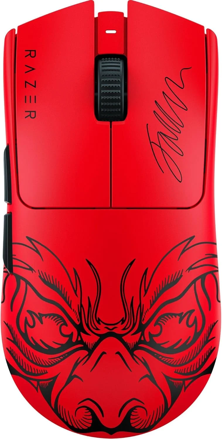 موس گیمینگ بی‌سیم Razer Viper V3 Pro Esports: متقارن - وزن سبک 54 گرم - نرخ نمونه‌برداری 8K - حسگر اپتیکال 35K DPI - سوییچ‌های اپتیکال Gen3 - 8 کنترل قابل برنامه‌ریزی - 95 ساعت عمر باتری - نسخه Faker