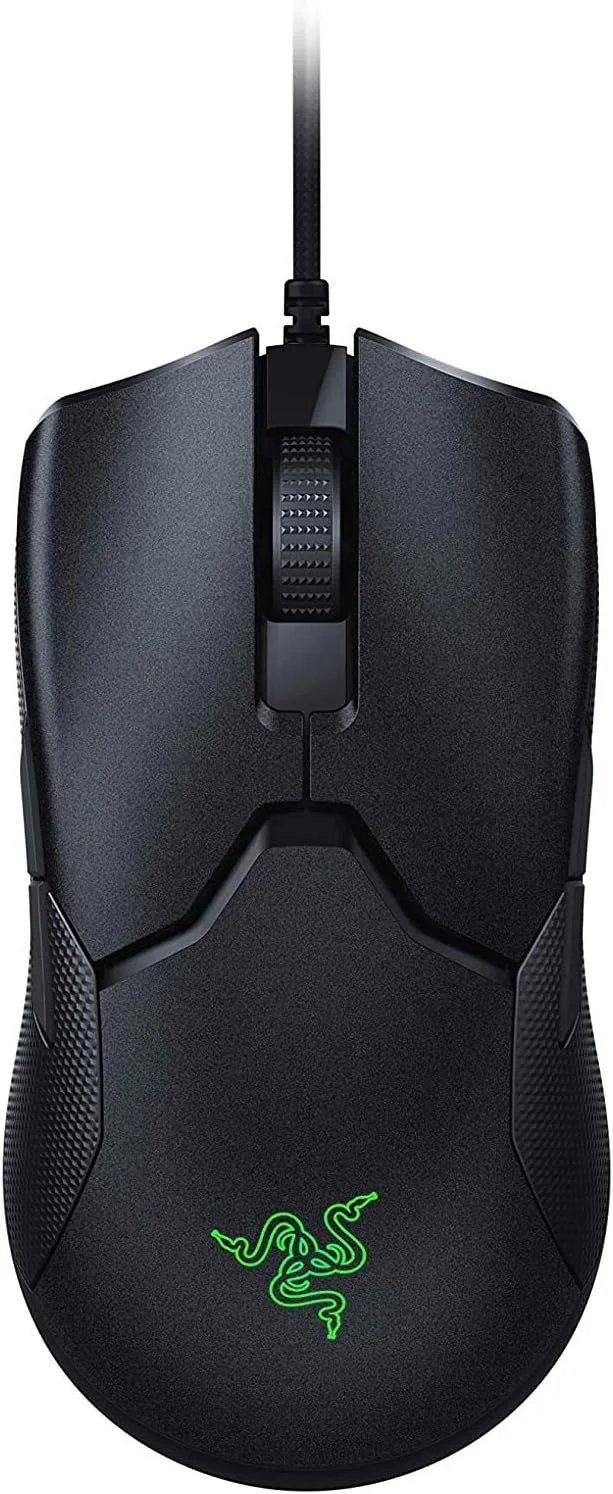 ماوس گیمینگ سیمی دو طرفه فوق سبک Razer Viper: سریع‌ترین سوئیچ ماوس در بازی - سنسور اپتیکال 16000 DPI - نورپردازی Chroma RGB - 8 دکمه قابل برنامه‌ریزی - سیم بدون کشش