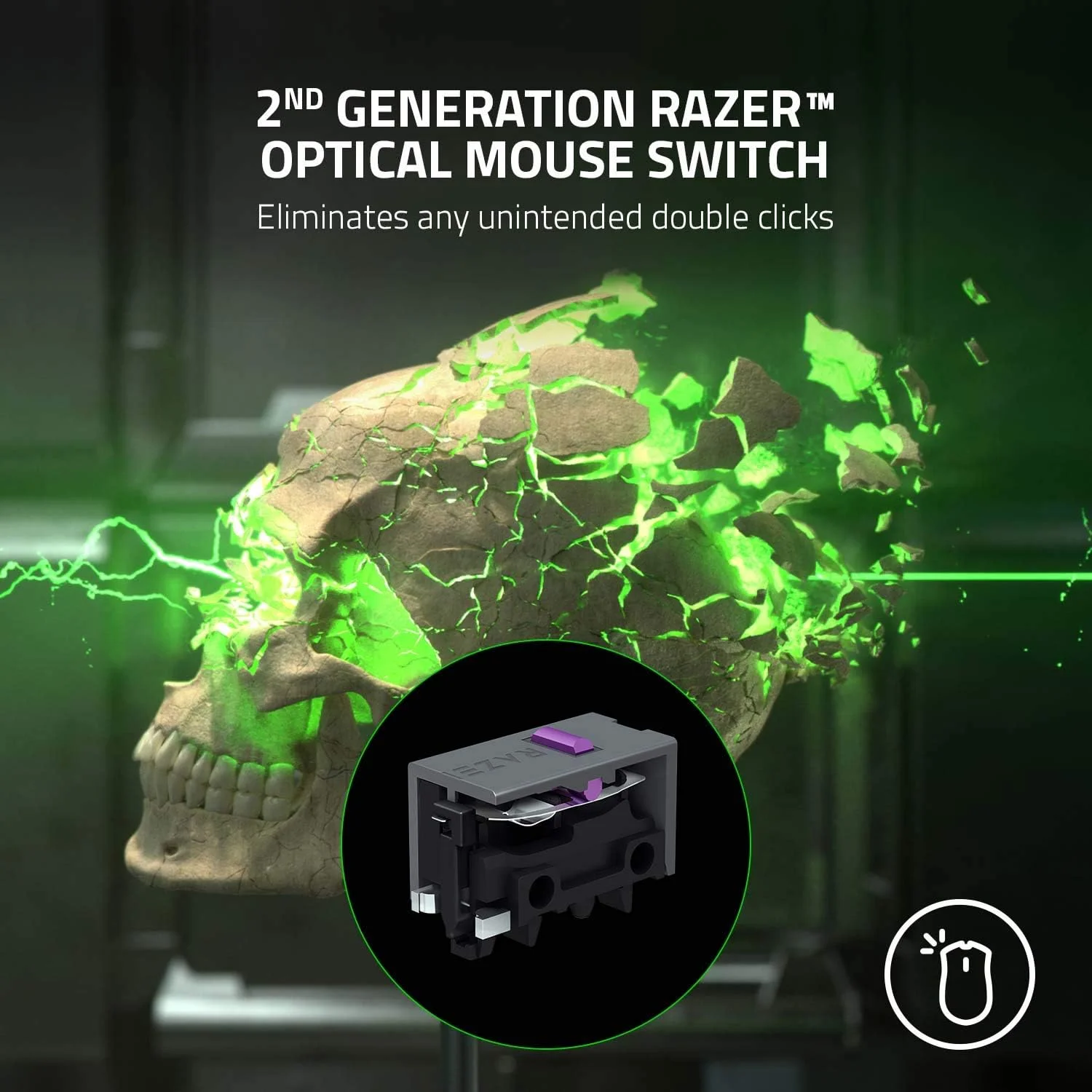 ماوس گیمینگ بی‌سیم ارگونومیک Razer Deathadder V2 Pro - Rz01-03350100-R3G1