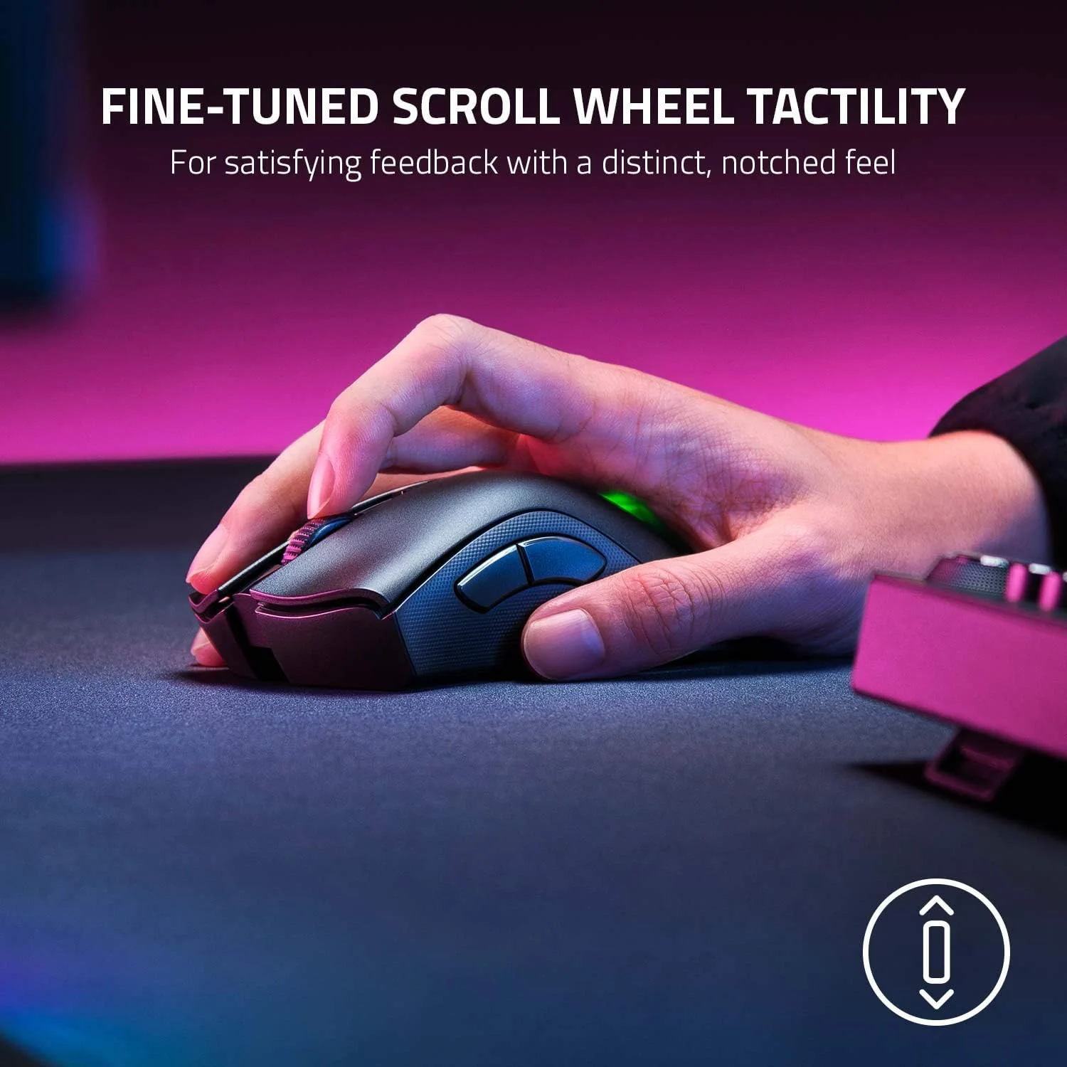 ماوس گیمینگ بی‌سیم ارگونومیک Razer Deathadder V2 Pro - Rz01-03350100-R3G1