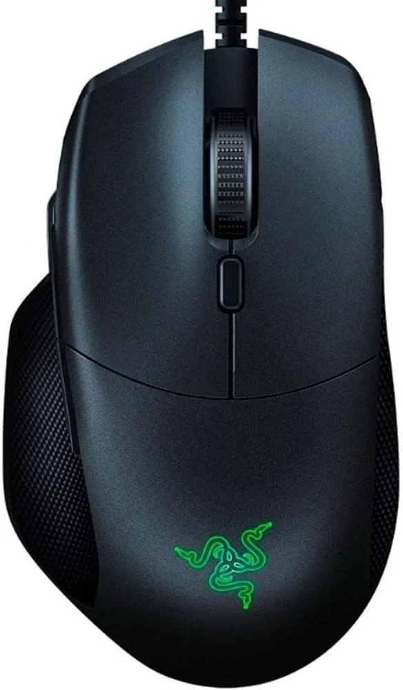 موس گیمینگ Razer Basilisk Essential: سنسور اپتیکال 6400 DPI - نورپردازی Chroma RGB - 7 دکمه قابل برنامه ریزی - سوییچ های مکانیکی - مشکی کلاسیک