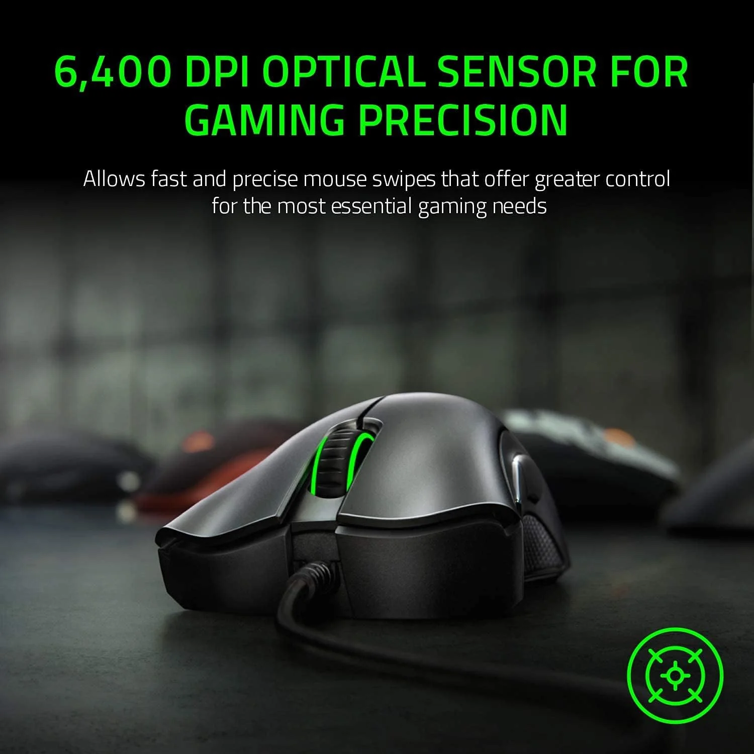 موس گیمینگ Razer DeathAdder Essential: سنسور اپتیکال 6400 DPI - 5 دکمه قابل برنامه ریزی - سوییچ های مکانیکی - گریپ های جانبی لاستیکی - مشکی کلاسیک (بازسازی شده) موس گیمینگ Razer DeathAdder Essential: سنسور اپتیکال 6400 DPI - 5 دکمه قابل برنامه ریزی - سوییچ های مکانیکی - گریپ های جانبی لاستیکی - مشکی کلاسیک (بازسازی شده)