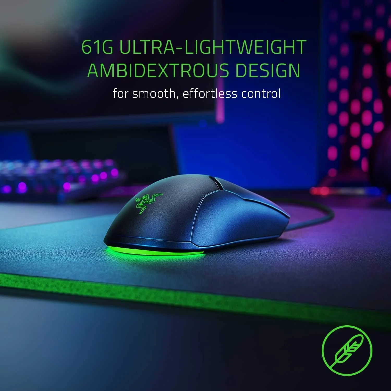 موس گیمینگ فوق سبک Razer Viper Mini با Razer™ Chroma RGB (بازسازی شده) موس گیمینگ فوق سبک Razer Viper Mini با Razer™ Chroma RGB (بازسازی شده)