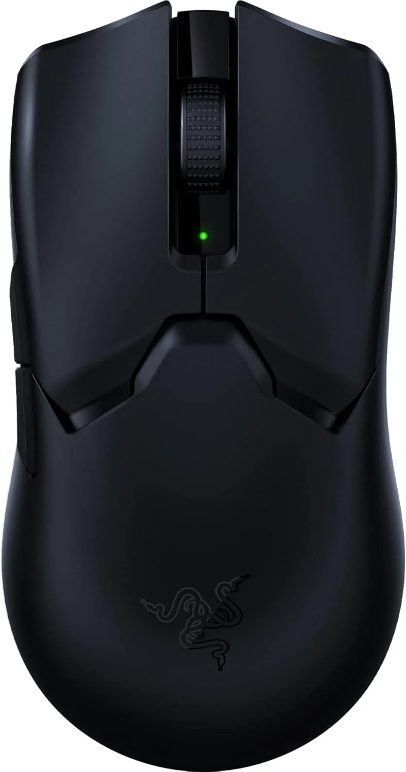 موس گیمینگ بی‌سیم Razer Viper V2 Pro HyperSpeed: فوق‌العاده سبک 58 گرمی - سوییچ‌های اپتیکال نسل 3 - سنسور اپتیکال 30K DPI با کنترل‌های روی موس - 90 ساعت عمر باتری - کابل USB Type C شامل - مشکی