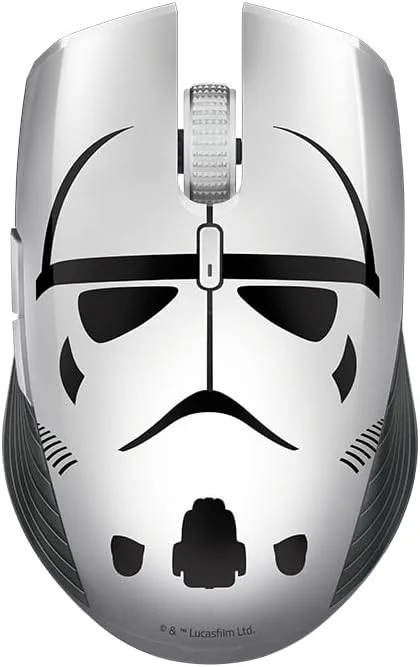 ماوس گیمینگ بی سیم ارگونومیک دو دست Razer Atheris Stormtrooper Edition مدل RZ01-02170400-R3M1