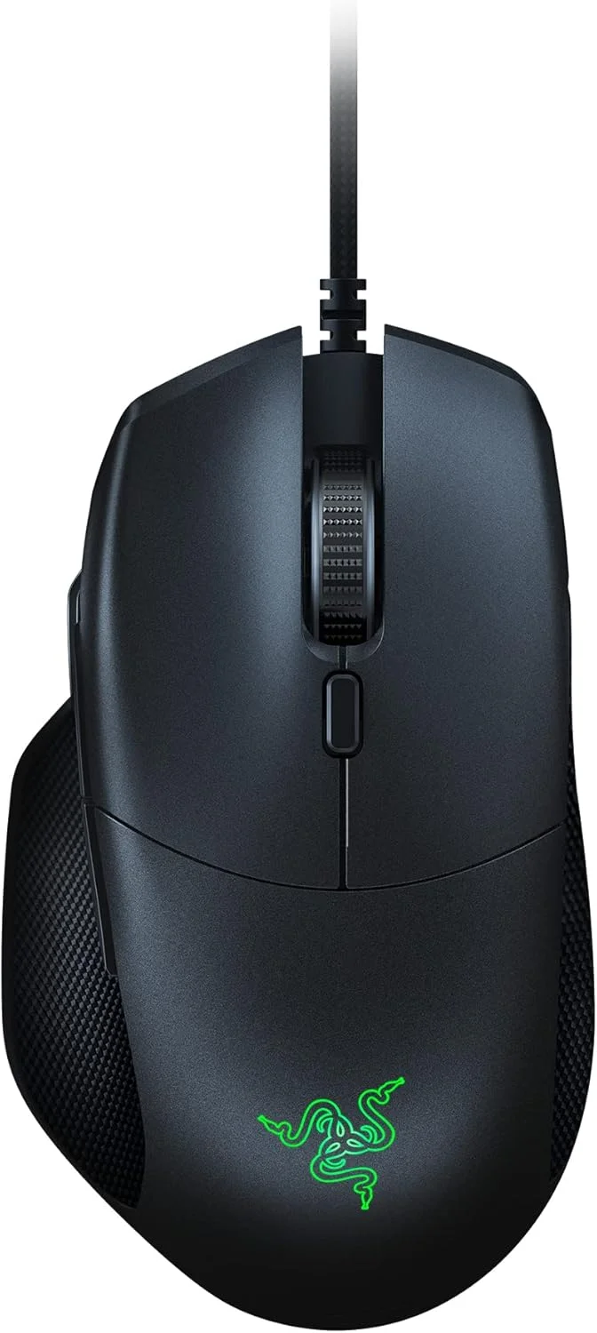 موس گیمینگ Razer Basilisk Essential: سنسور اپتیکال 6400 DPI - نورپردازی Chroma RGB - 7 دکمه قابل برنامه ریزی - سوییچ های مکانیکی - مشکی کلاسیک