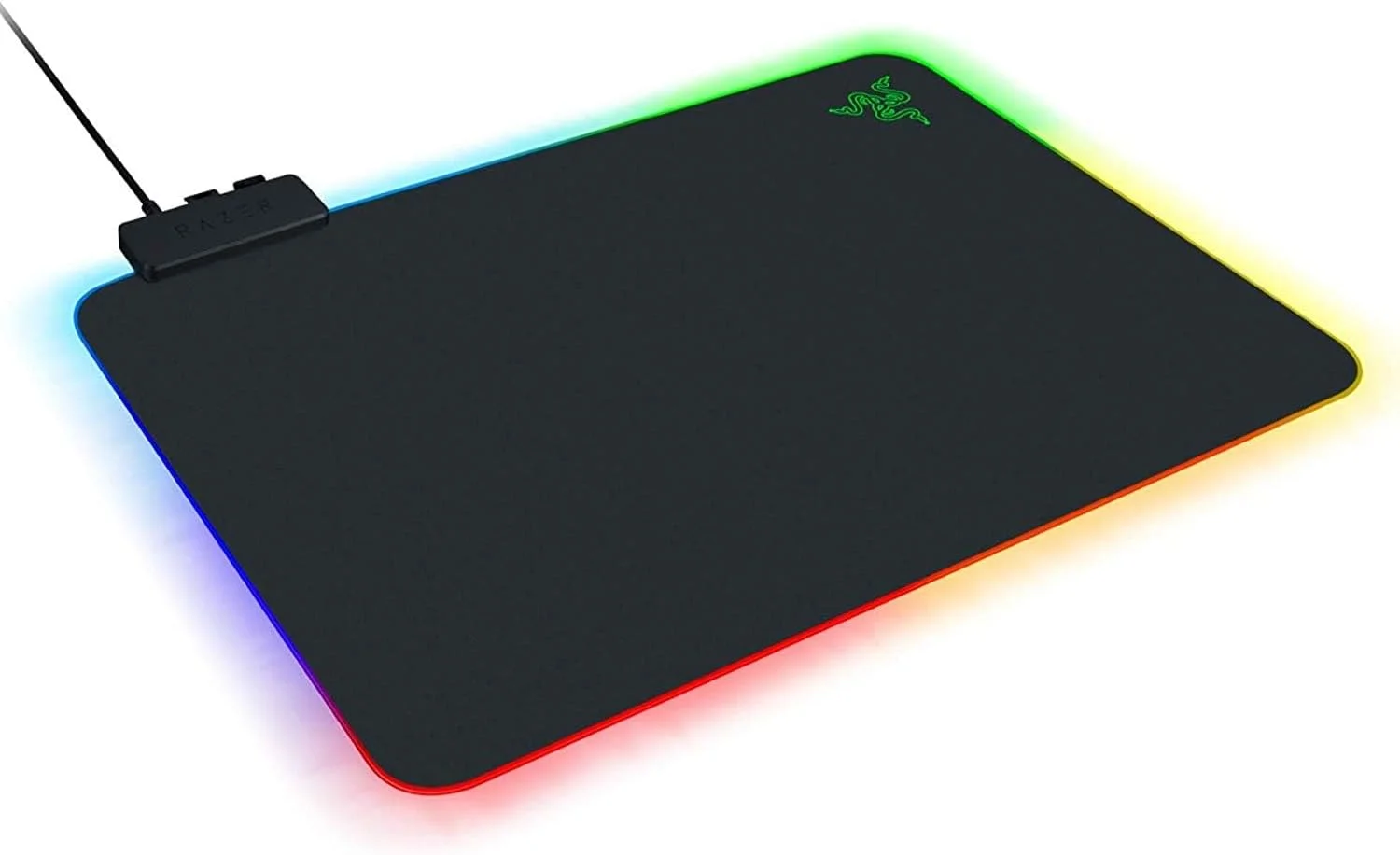 ماوس پد گیمینگ Razer Firefly V2 - سطح سخت (سطح میکرو بافت، نگهدارنده کابل، نورپردازی RGB Chroma) مشکی
