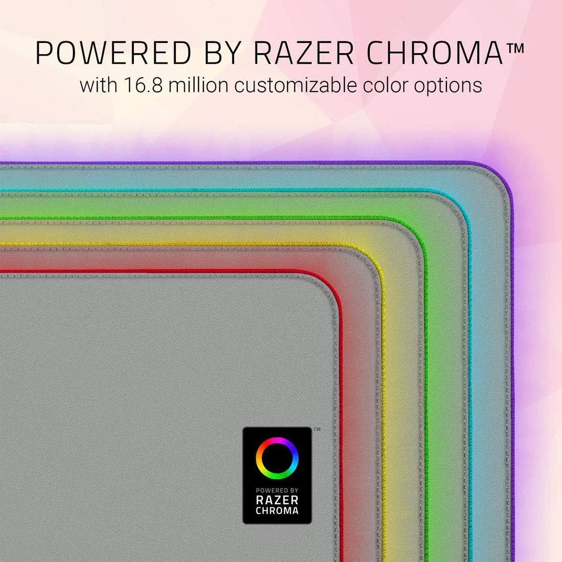 ماوس پد گیمینگ بزرگ Razer Goliathus Extended Chroma Quartz Edition، سطح میکرو بافت متعادل برای سرعت و کنترل، سطح بهینه شده برای همه ماوس ها و سنسورها، پایه لاستیکی ضد لغزش، صورتی | Rz02-02500316-R3M1