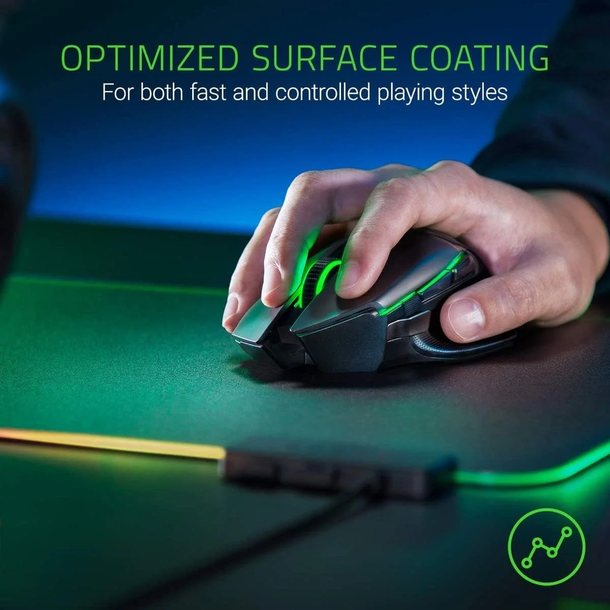 ماوس پد گیمینگ RGB سخت Razer Firefly Hard V2: نورپردازی Chroma قابل تنظیم - مدیریت کابل داخلی - کنترل و سرعت متعادل - پایه لاستیکی ضد لغزش ماوس پد گیمینگ RGB سخت Razer Firefly Hard V2: نورپردازی Chroma قابل تنظیم - مدیریت کابل داخلی - کنترل و سرعت متعادل - پایه لاستیکی ضد لغزش