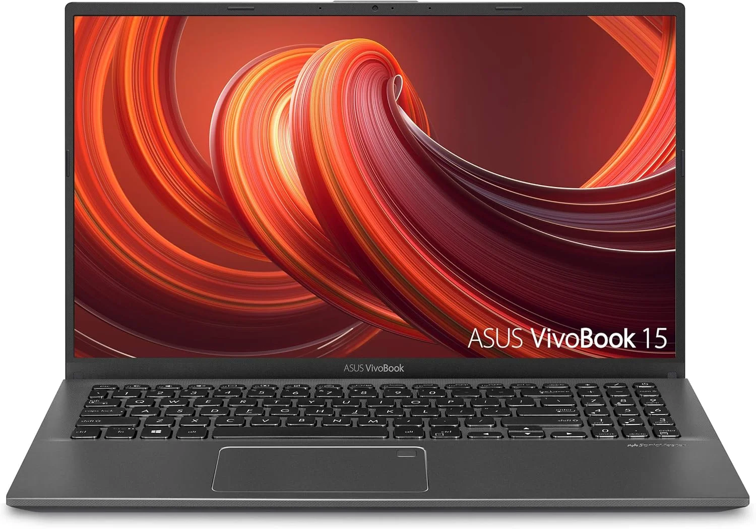 لپ تاپ ایسوس VivoBook 15 مدل F512JA-AS34، باریک و سبک، صفحه نمایش 15.6 اینچی FHD، پردازنده Intel i3-1005G1، رم 8 گیگابایتی، SSD 128 گیگابایتی، کیبورد با نور پس زمینه، حسگر اثر انگشت، ویندوز 10 هوم در حالت S، خاکستری تخته سنگی