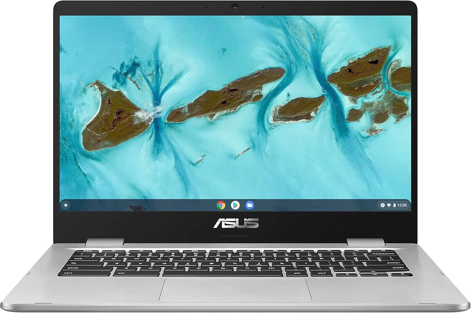 کروم بوک ASUS C424MA-AS48F، صفحه نمایش 14.0 اینچی 180 درجه FHD NanoEdge، پردازنده دو هسته ای Intel Celeron، رم 4 گیگابایتی LPDDR4، حافظه 128 گیگابایتی، رنگ نقره ای، C424MA-AS48F کروم بوک ASUS C424MA-AS48F، صفحه نمایش 14.0 اینچی 180 درجه FHD NanoEdge، پردازنده دو هسته ای Intel Celeron، رم 4 گیگابایتی LPDDR4، حافظه 128 گیگابایتی، رنگ نقره ای، C424MA-AS48F