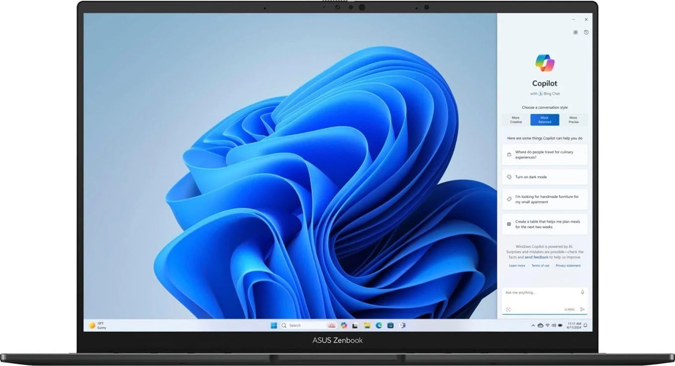 لپ تاپ ASUS Zenbook 14 OLED Business AI PC با صفحه نمایش لمسی 14 اینچی WUXGA OLED (550nits 100% DCI-P3 براق)، پردازنده 14 هسته ای Intel Ultra 5 125H، رم 8 گیگابایتی، حافظه SSD 1 ترابایتی، نور پس زمینه، Thunderbolt، Harman/kardon، ویندوز 11 به همراه لوازم جانبی ICP لپ تاپ ASUS Zenbook 14 OLED Business AI PC با صفحه نمایش لمسی 14 اینچی WUXGA OLED (550nits 100% DCI-P3 براق)، پردازنده 14 هسته ای Intel Ultra 5 125H، رم 8 گیگابایتی، حافظه SSD 1 ترابایتی، نور پس زمینه، Thunderbolt، Harman/kardon، ویندوز 11 به همراه لوازم جانبی ICP