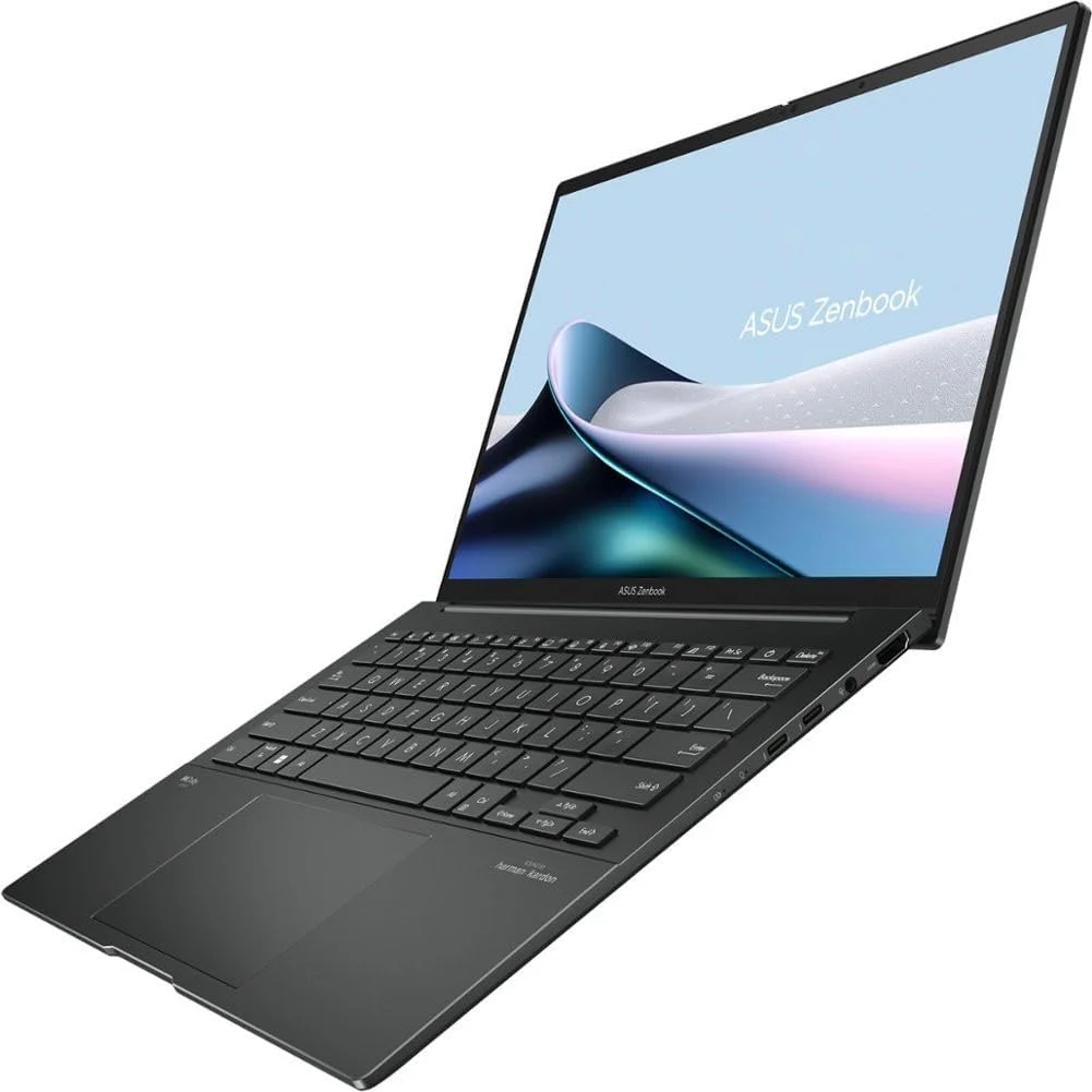 لپ تاپ تجاری ASUS Zenbook 14 OLED AI PC، صفحه نمایش لمسی 14 اینچی WUXGA OLED (550nits 100% DCI-P3 براق)، پردازنده 14 هسته ای Intel Ultra 5 125H، رم 8 گیگابایتی، حافظه SSD 1 ترابایتی، نور پس زمینه، Thunderbolt، Harman/kardon، ویندوز 11 به همراه لوازم جانبی ICP لپ تاپ تجاری ASUS Zenbook 14 OLED AI PC، صفحه نمایش لمسی 14 اینچی WUXGA OLED (550nits 100% DCI-P3 براق)، پردازنده 14 هسته ای Intel Ultra 5 125H، رم 8 گیگابایتی، حافظه SSD 1 ترابایتی، نور پس زمینه، Thunderbolt، Harman/kardon، ویندوز 11 به همراه لوازم جانبی ICP
