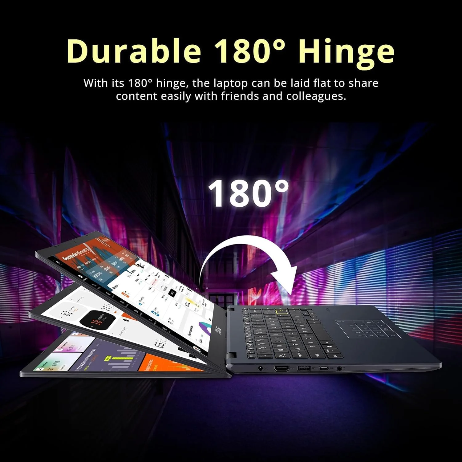 لپ تاپ 14 اینچی FHD ایسوس Vivobook go، پردازنده Intel Pentium N6000 (تا 3.30 گیگاهرتز)، 4 گیگابایت رم، 64 گیگابایت eMMC، باریک و سبک، NumberPad، وب کم، HDMI، Wi-Fi، ویندوز 11 Home در حالت S لپ تاپ 14 اینچی FHD ایسوس Vivobook go، پردازنده Intel Pentium N6000 (تا 3.30 گیگاهرتز)، 4 گیگابایت رم، 64 گیگابایت eMMC، باریک و سبک، NumberPad، وب کم، HDMI، Wi-Fi، ویندوز 11 Home در حالت S
