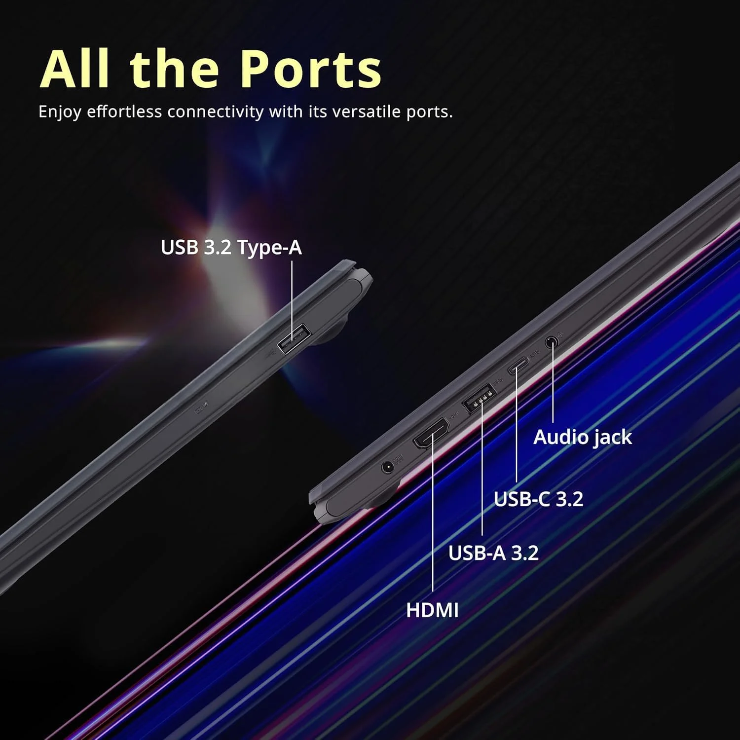 لپ تاپ 14 اینچی FHD ایسوس Vivobook go، پردازنده Intel Pentium N6000 (تا 3.30 گیگاهرتز)، 4 گیگابایت رم، 64 گیگابایت eMMC، باریک و سبک، NumberPad، وب کم، HDMI، Wi-Fi، ویندوز 11 Home در حالت S لپ تاپ 14 اینچی FHD ایسوس Vivobook go، پردازنده Intel Pentium N6000 (تا 3.30 گیگاهرتز)، 4 گیگابایت رم، 64 گیگابایت eMMC، باریک و سبک، NumberPad، وب کم، HDMI، Wi-Fi، ویندوز 11 Home در حالت S