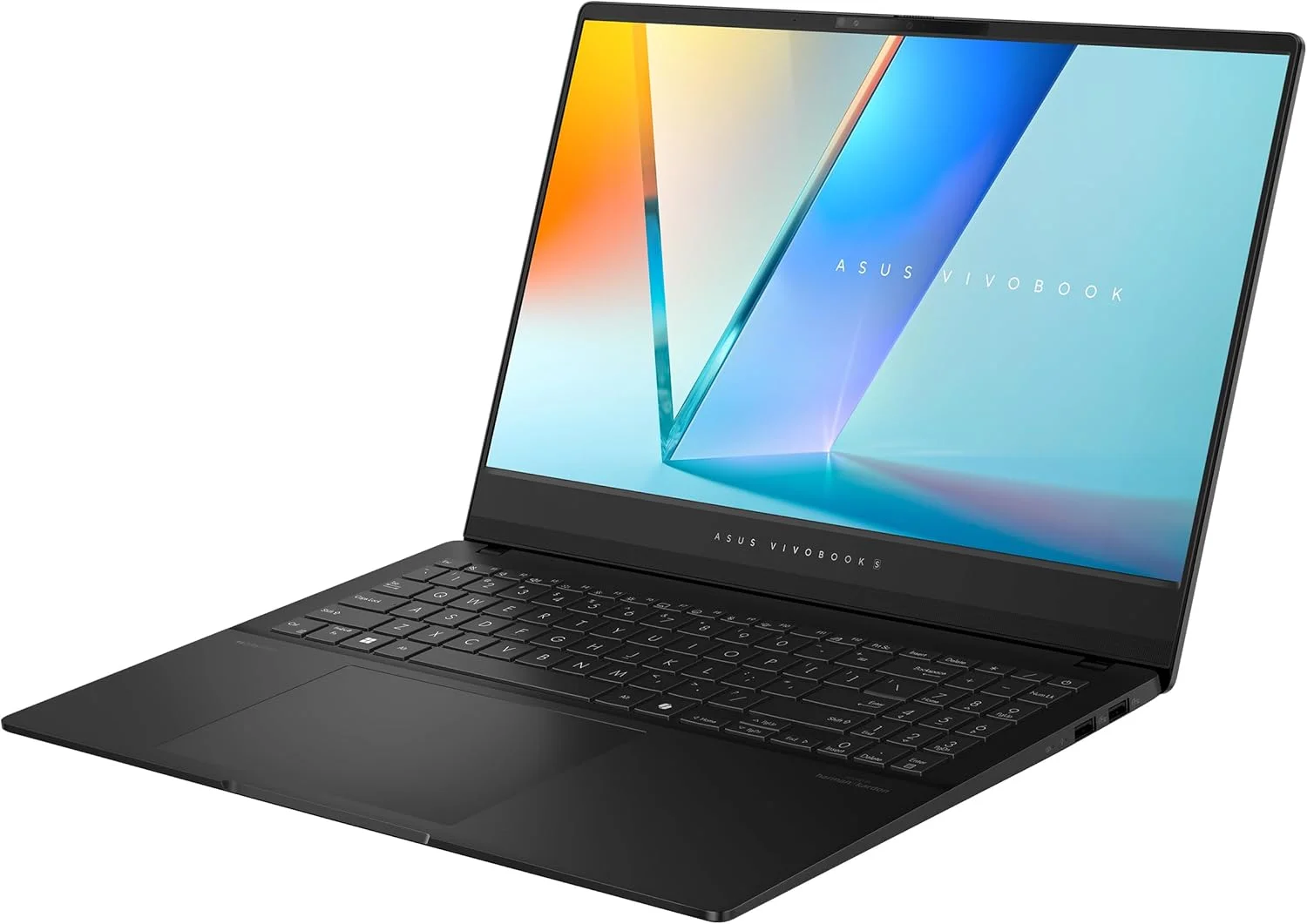لپ تاپ 15.6 اینچی ASUS Vivobook S 15 با صفحه نمایش 3K OLED، Copilot+ PC، پردازنده AMD Ryzen™ AI 9 HX 370، رم 32 گیگابایتی، حافظه SSD 1 ترابایتی، ویندوز 11 هوم، مشکی خنثی، M5506WA-DS96