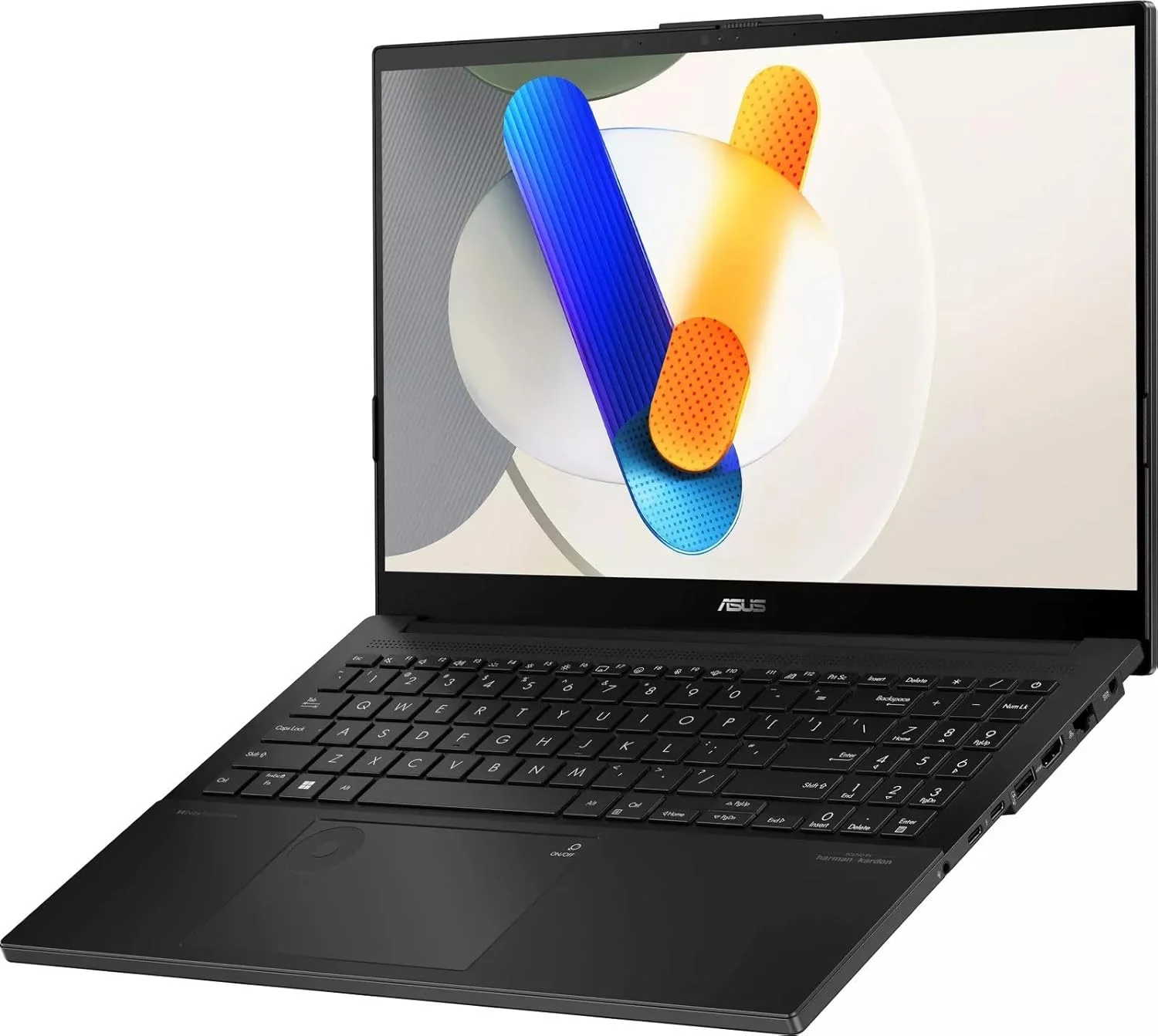 لپ تاپ ایسوس Vivobook 15.6 اینچی (1920 x 1080) FHD Creator، پردازنده Intel Ultra 9 185H، رم 32 گیگابایت DDR5، حافظه SSD 2 ترابایت، صفحه نمایش OLED، کارت گرافیک NVIDIA GeForce RTX 3050، ویندوز 11 Home لپ تاپ ایسوس Vivobook 15.6 اینچی (1920 x 1080) FHD Creator، پردازنده Intel Ultra 9 185H، رم 32 گیگابایت DDR5، حافظه SSD 2 ترابایت، صفحه نمایش OLED، کارت گرافیک NVIDIA GeForce RTX 3050، ویندوز 11 Home