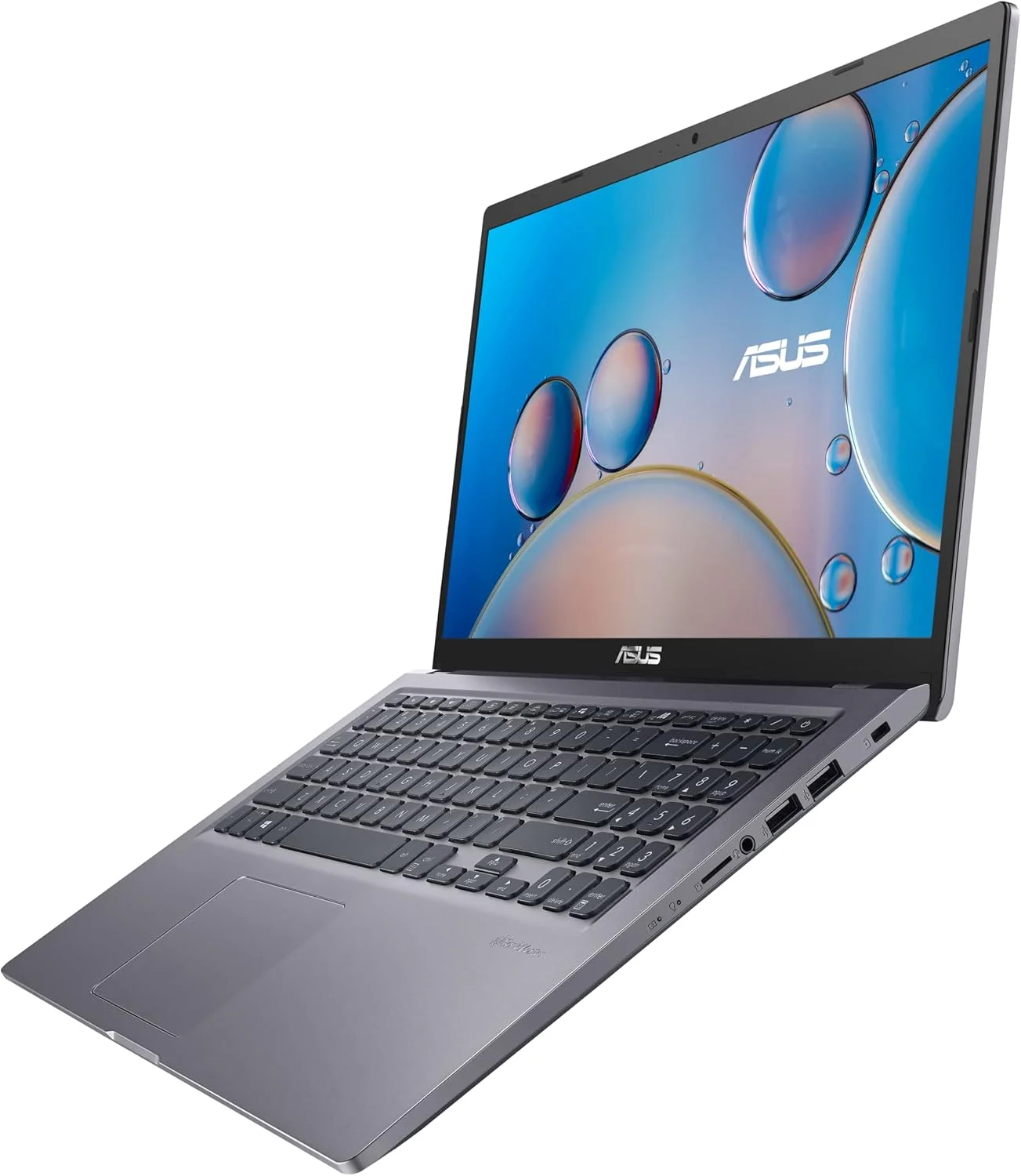 لپ تاپ ASUS VivoBook 15 F515، صفحه نمایش 15.6 اینچی FHD، پردازنده Intel i3-1115G4، رم 8 گیگابایتی DDR4، حافظه SSD 128 گیگابایتی، ویندوز 11 هوم در حالت S، خاکستری تخته سنگی، F515EA-AH34