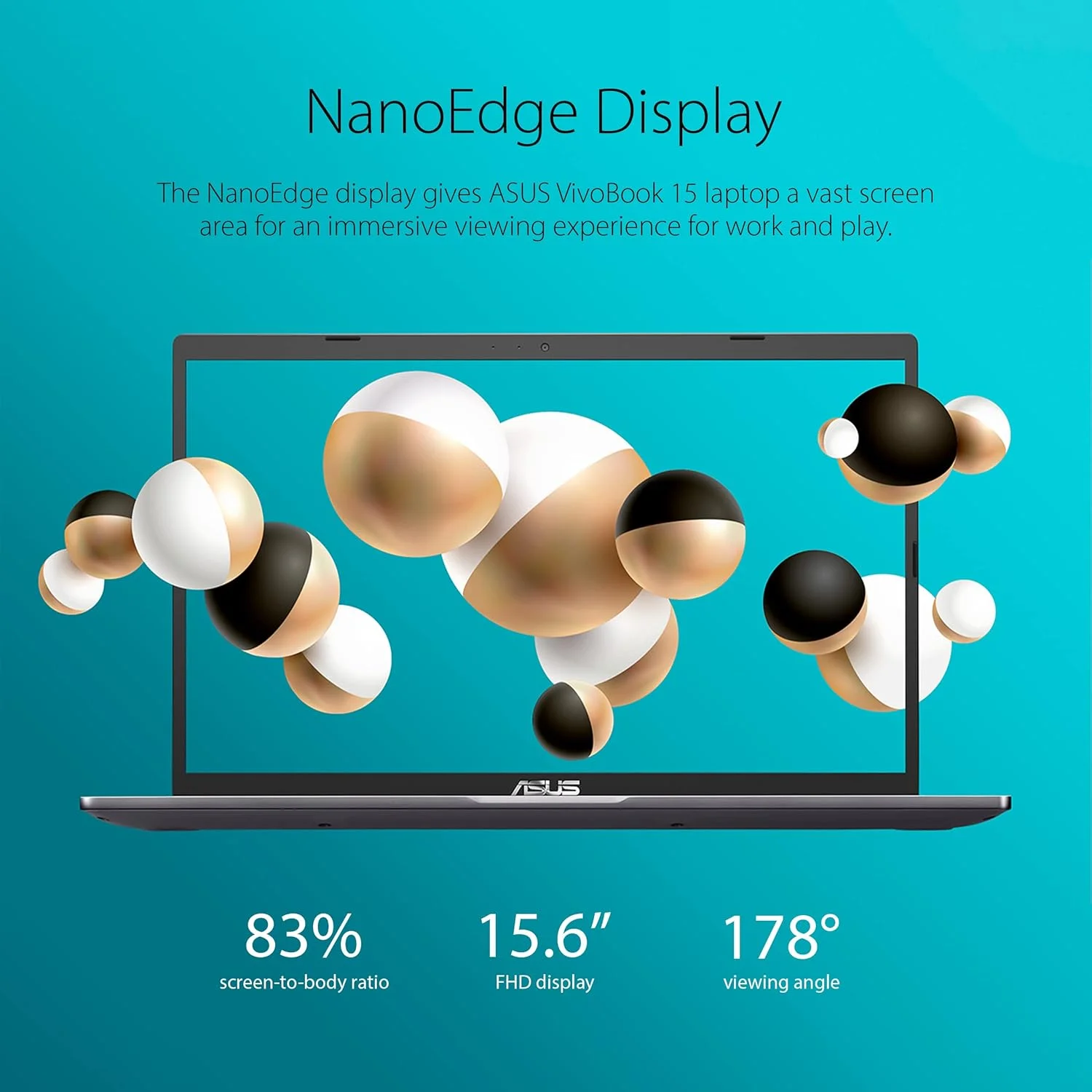 لپ تاپ ASUS VivoBook 15 F515، صفحه نمایش 15.6 اینچی FHD، پردازنده Intel i3-1115G4، رم 8 گیگابایتی DDR4، حافظه SSD 128 گیگابایتی، ویندوز 11 هوم در حالت S، خاکستری تخته سنگی، F515EA-AH34 لپ تاپ ASUS VivoBook 15 F515، صفحه نمایش 15.6 اینچی FHD، پردازنده Intel i3-1115G4، رم 8 گیگابایتی DDR4، حافظه SSD 128 گیگابایتی، ویندوز 11 هوم در حالت S، خاکستری تخته سنگی، F515EA-AH34