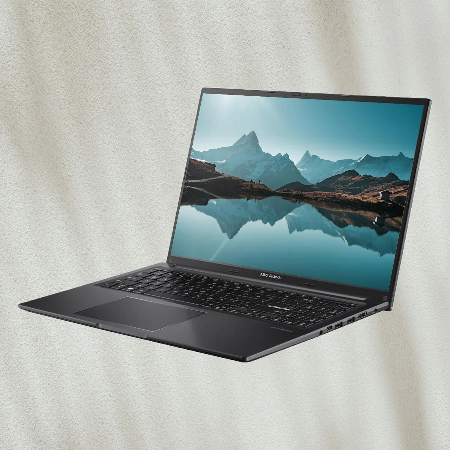 لپ تاپ ASUS Vivobook، صفحه نمایش 16 اینچی FHD+ (1920 x 1200)، پردازنده Intel Core i7-1255U، رم 16 گیگابایتی، SSD 1 ترابایتی، وب کم، HDMI، Wi-Fi، ویندوز 11 هوم، مشکی لپ تاپ ASUS Vivobook، صفحه نمایش 16 اینچی FHD+ (1920 x 1200)، پردازنده Intel Core i7-1255U، رم 16 گیگابایتی، SSD 1 ترابایتی، وب کم، HDMI، Wi-Fi، ویندوز 11 هوم، مشکی